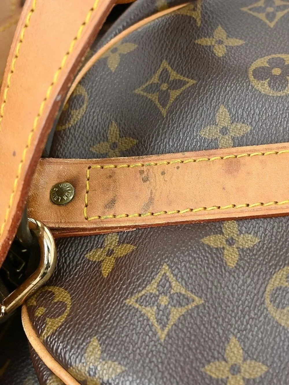 2 LOUIS VUITTON KEEPALL 50 BANDOULIERE HANDBAG - Picture 16 of 16
